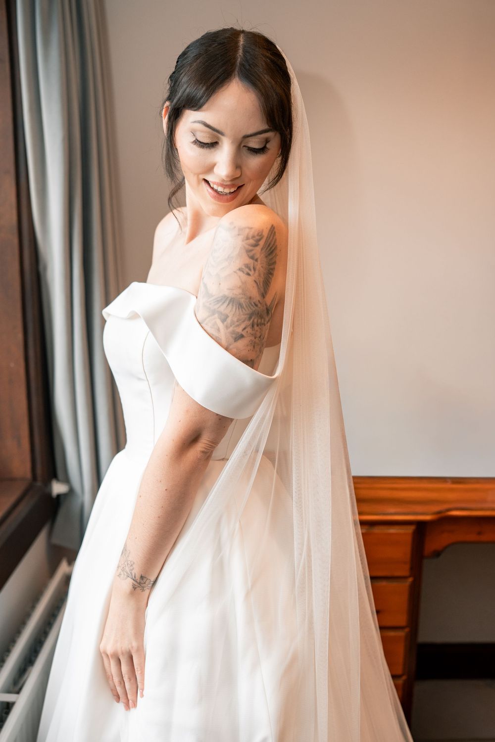 BRIDAL PORTRAITS NORFOLK WEDDING DUNSTON HALL NORWICH