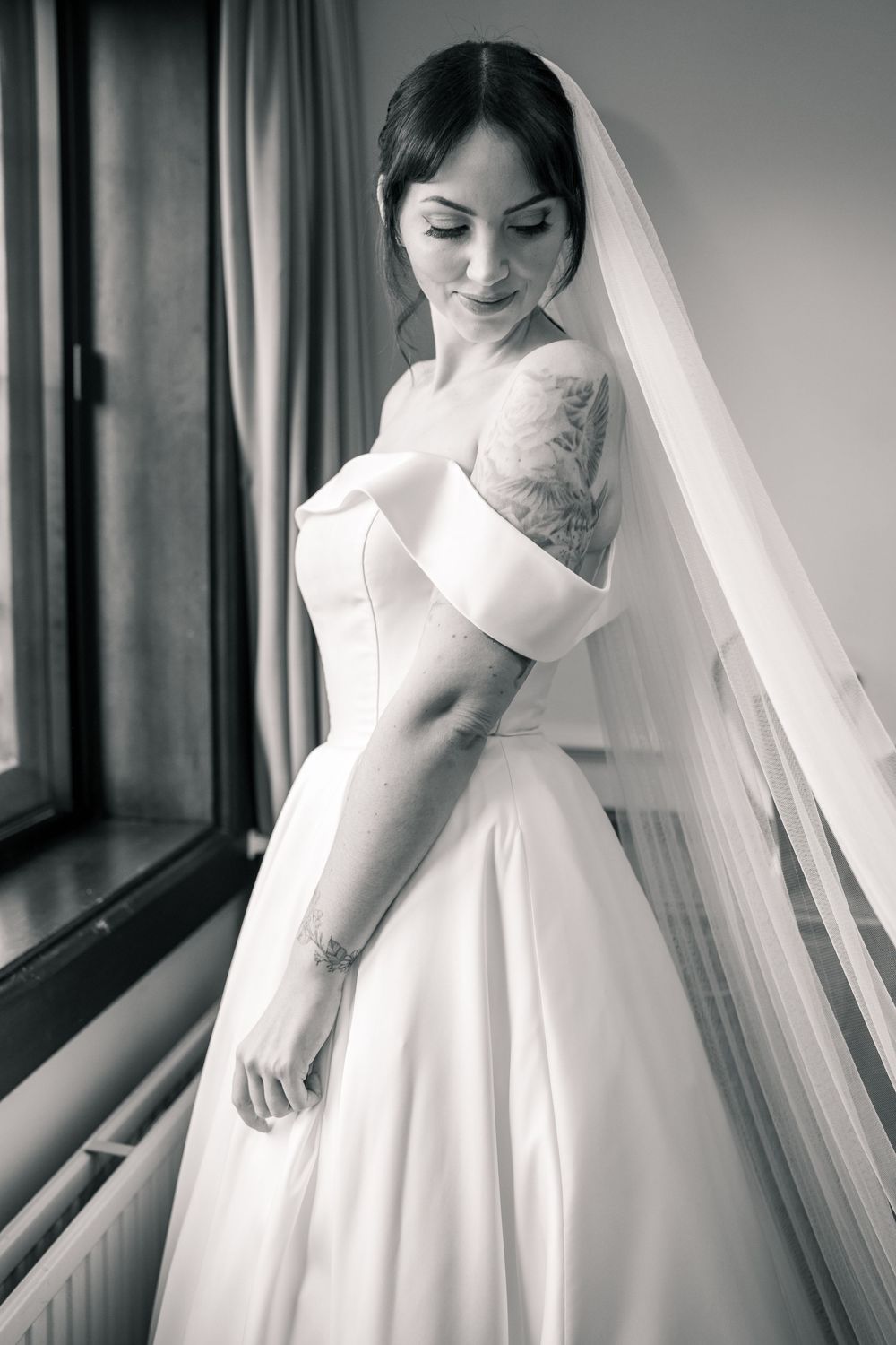 BRIDAL PORTRAITS NORFOLK WEDDING DUNSTON HALL NORWICH