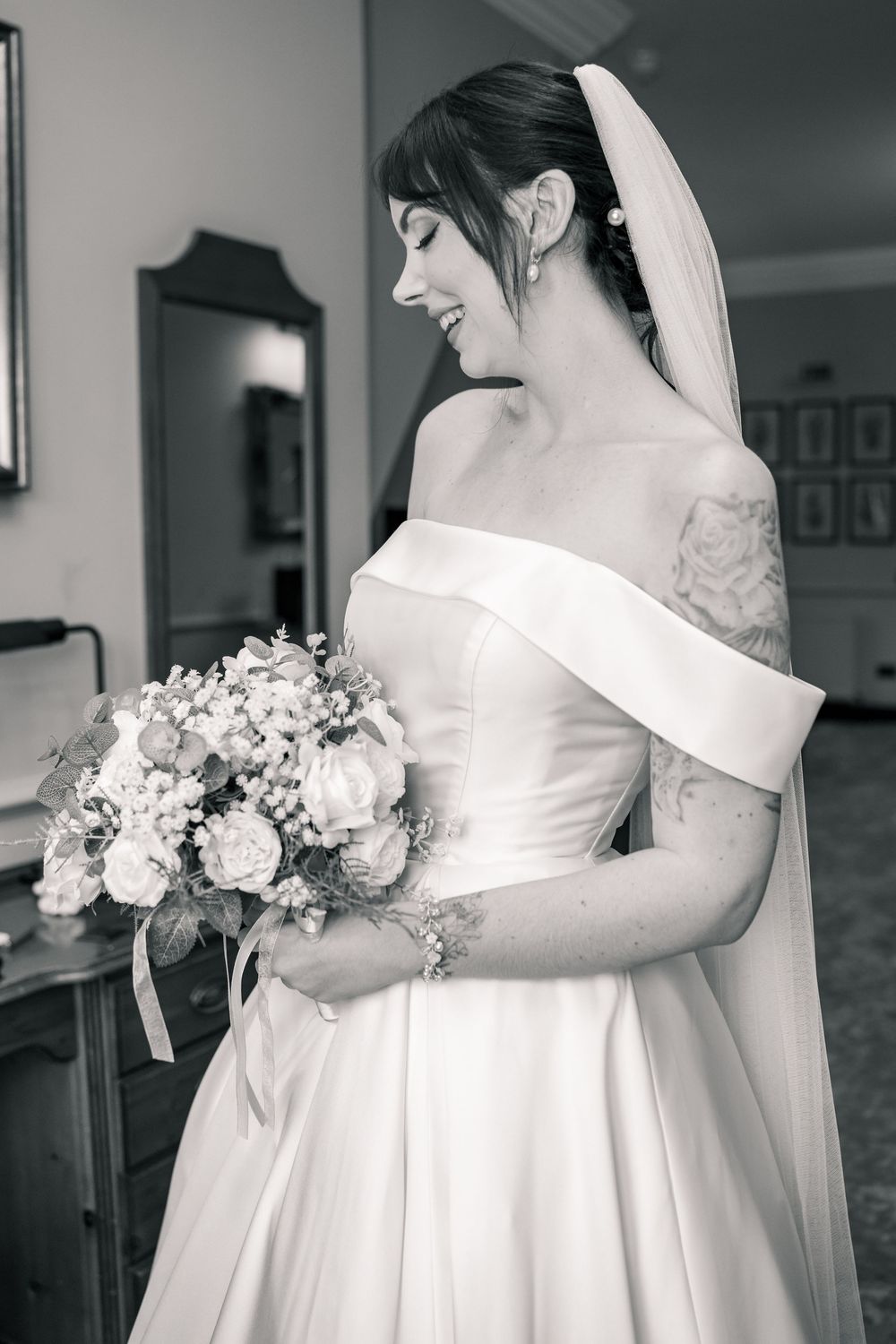 BRIDAL PORTRAITS NORFOLK WEDDING DUNSTON HALL NORWICH