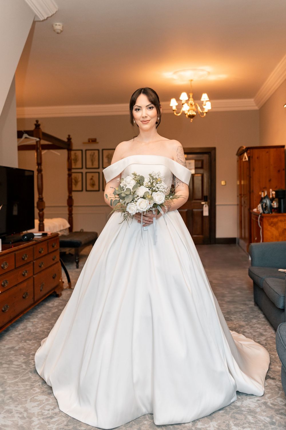 BRIDAL PORTRAITS NORFOLK WEDDING DUNSTON HALL NORWICH