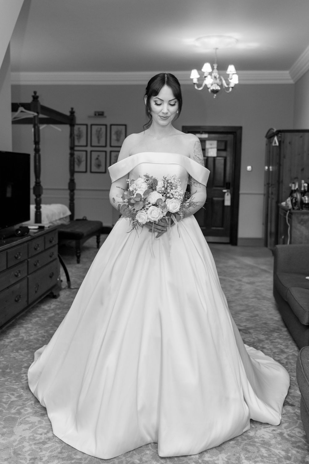 BRIDAL PORTRAITS NORFOLK WEDDING DUNSTON HALL NORWICH