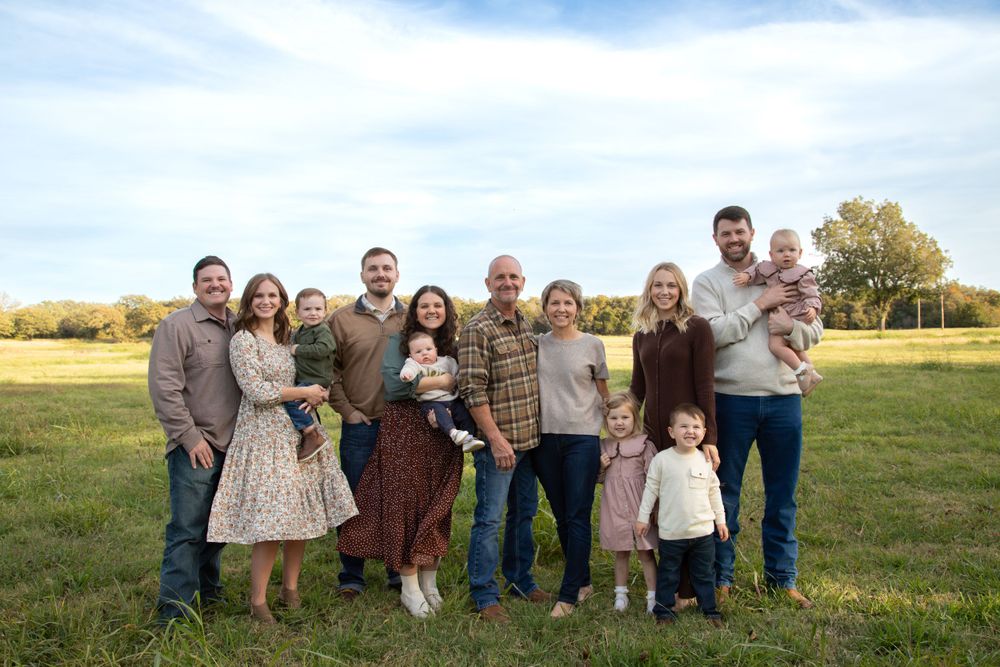 family in field in stephenville tx, Stephenville Family Photographer, Stephenville Maternity Photos, Stephenville Texas Photographer