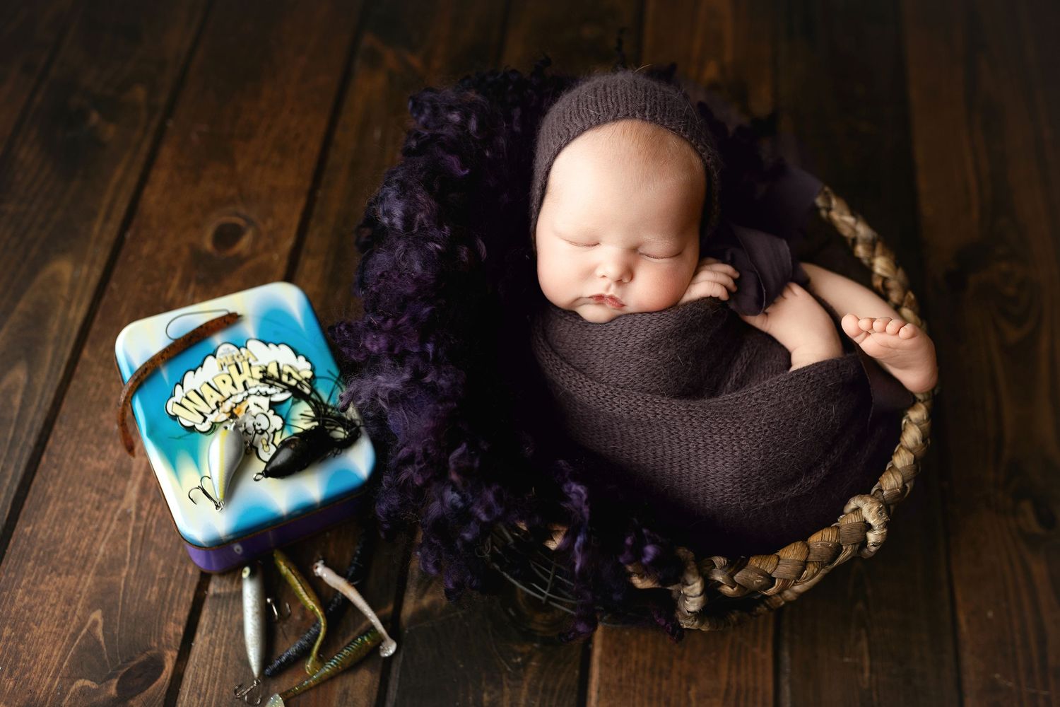 Baby wrapped in purple. Greenville sc newborn photographer, Easley sc newborn photographer, Greenville SC newborn, Newborn photographer near