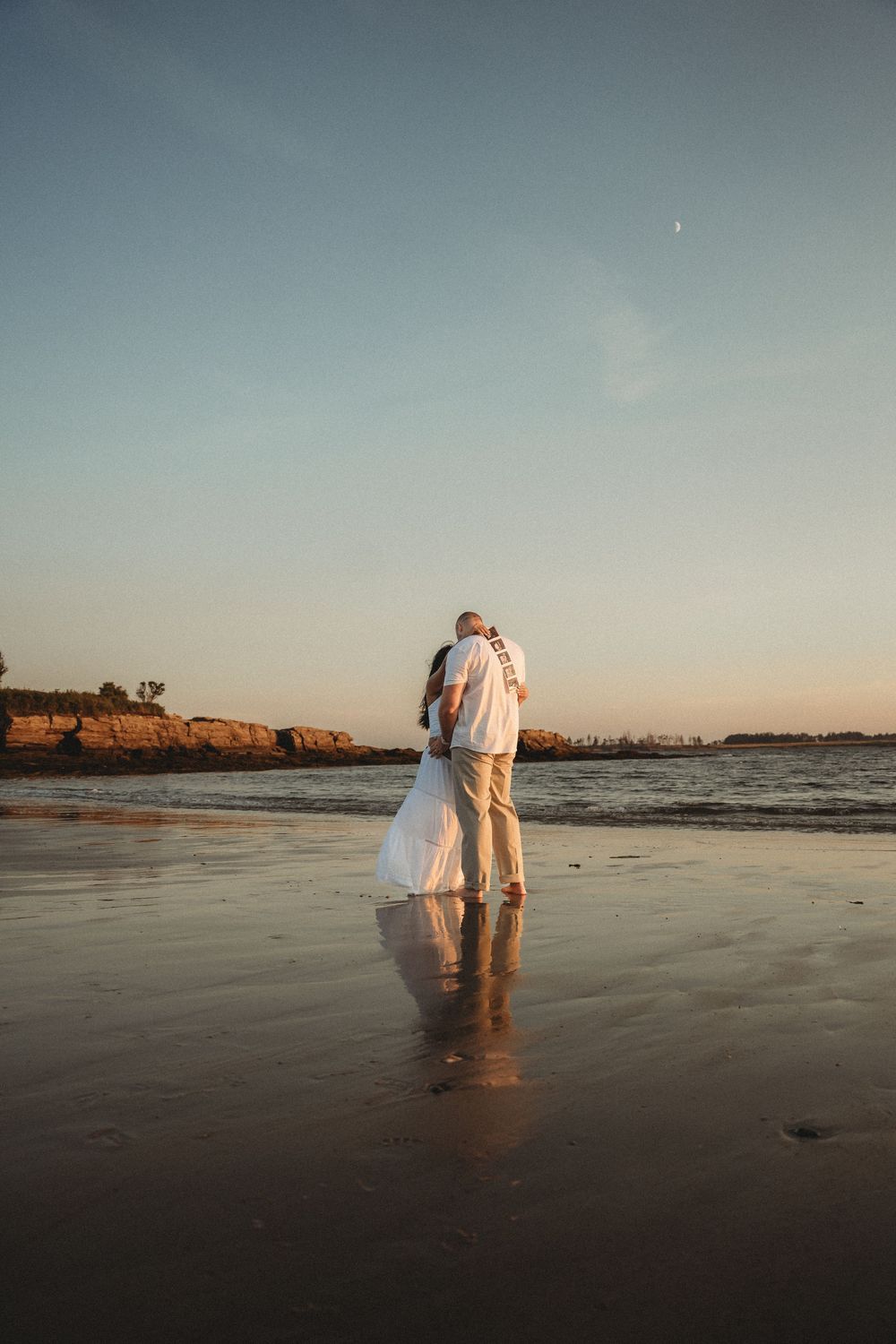 Couples maternity photographer southern maine