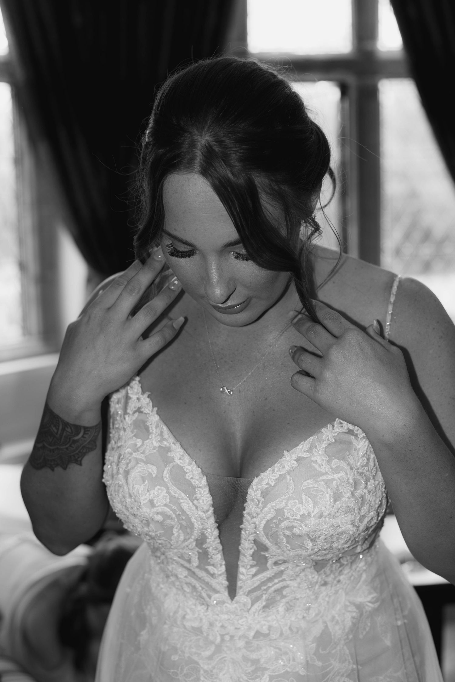 bride getting ready