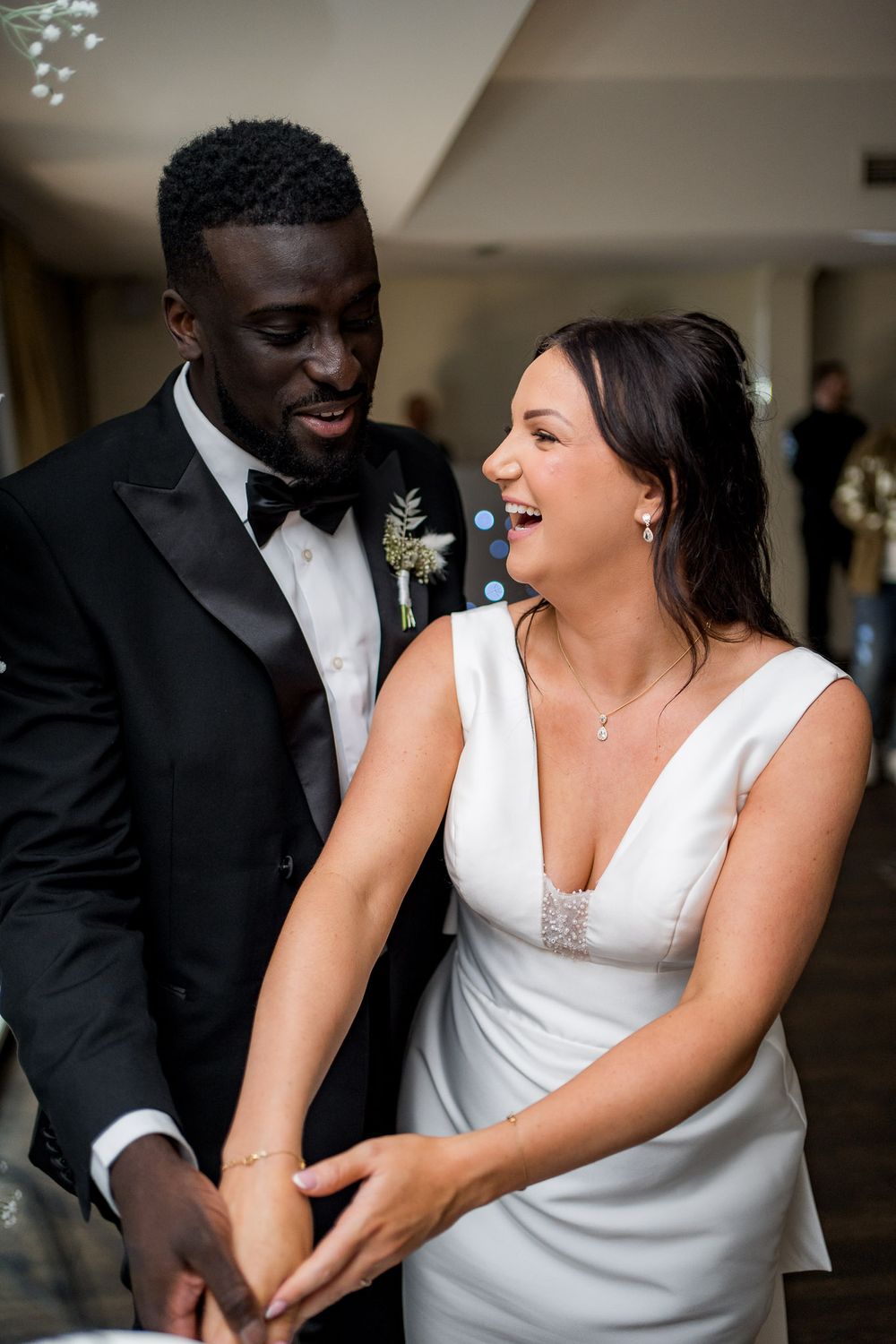 Family group photo wedding Kelham House Country Manor