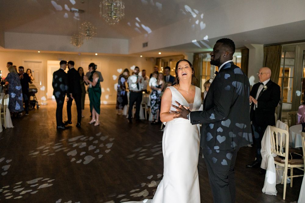 Wedding guests celebrating reception Kelham House Newark