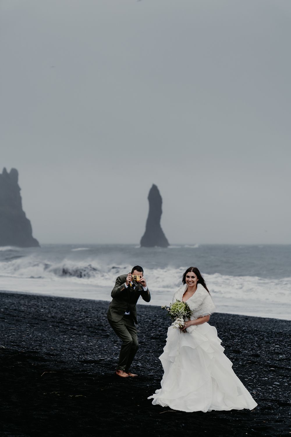 Romantic elopement Iceland