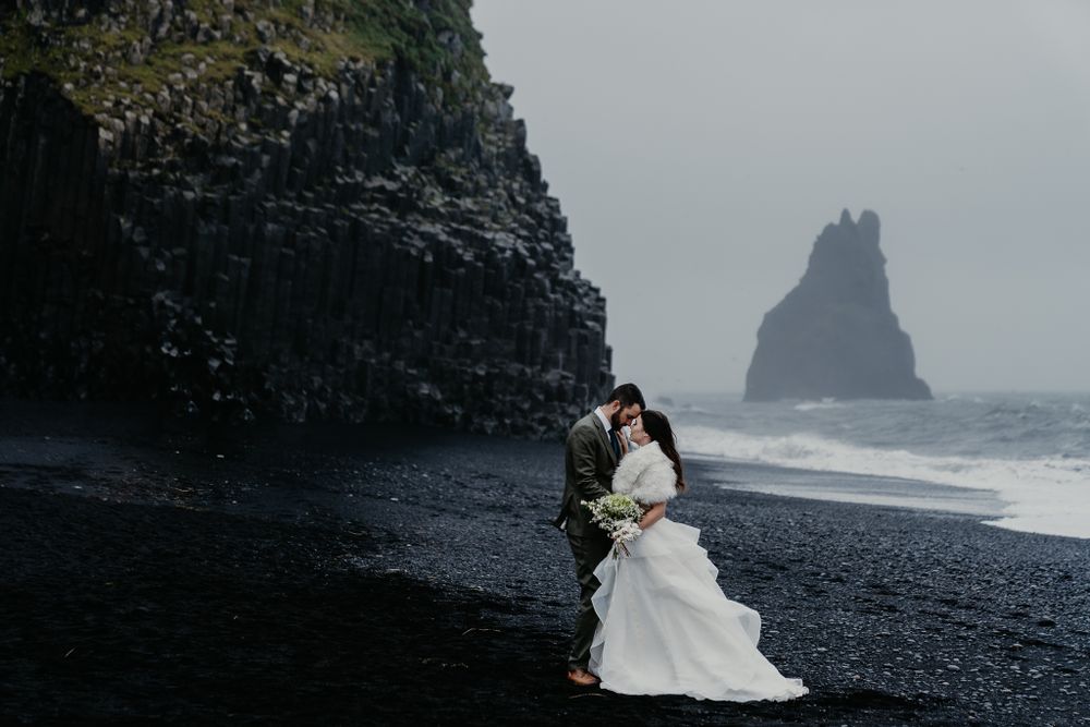 Romantic elopement Iceland