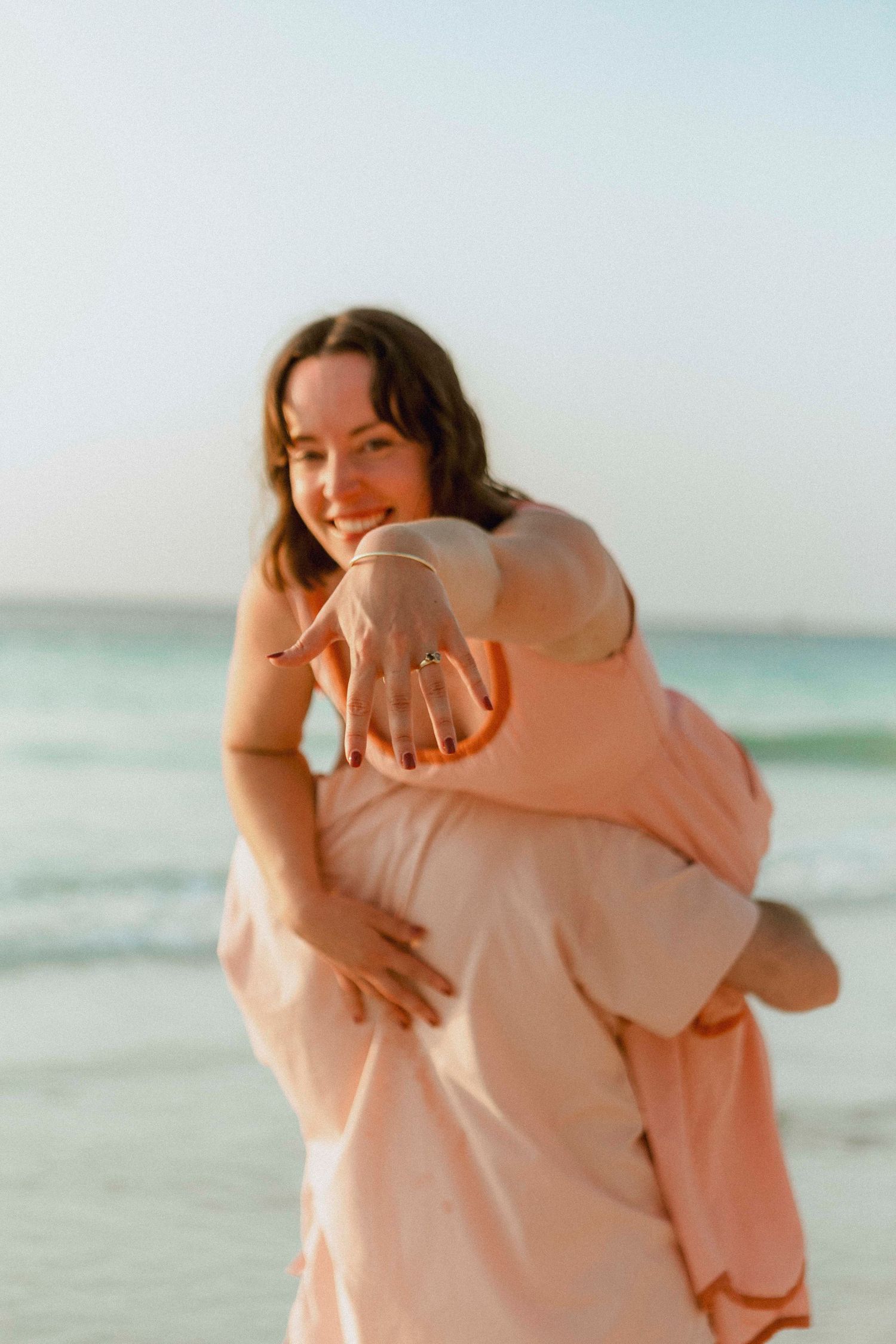 Romantic honeymoon photoshoot in turquoise waters of Nungwi