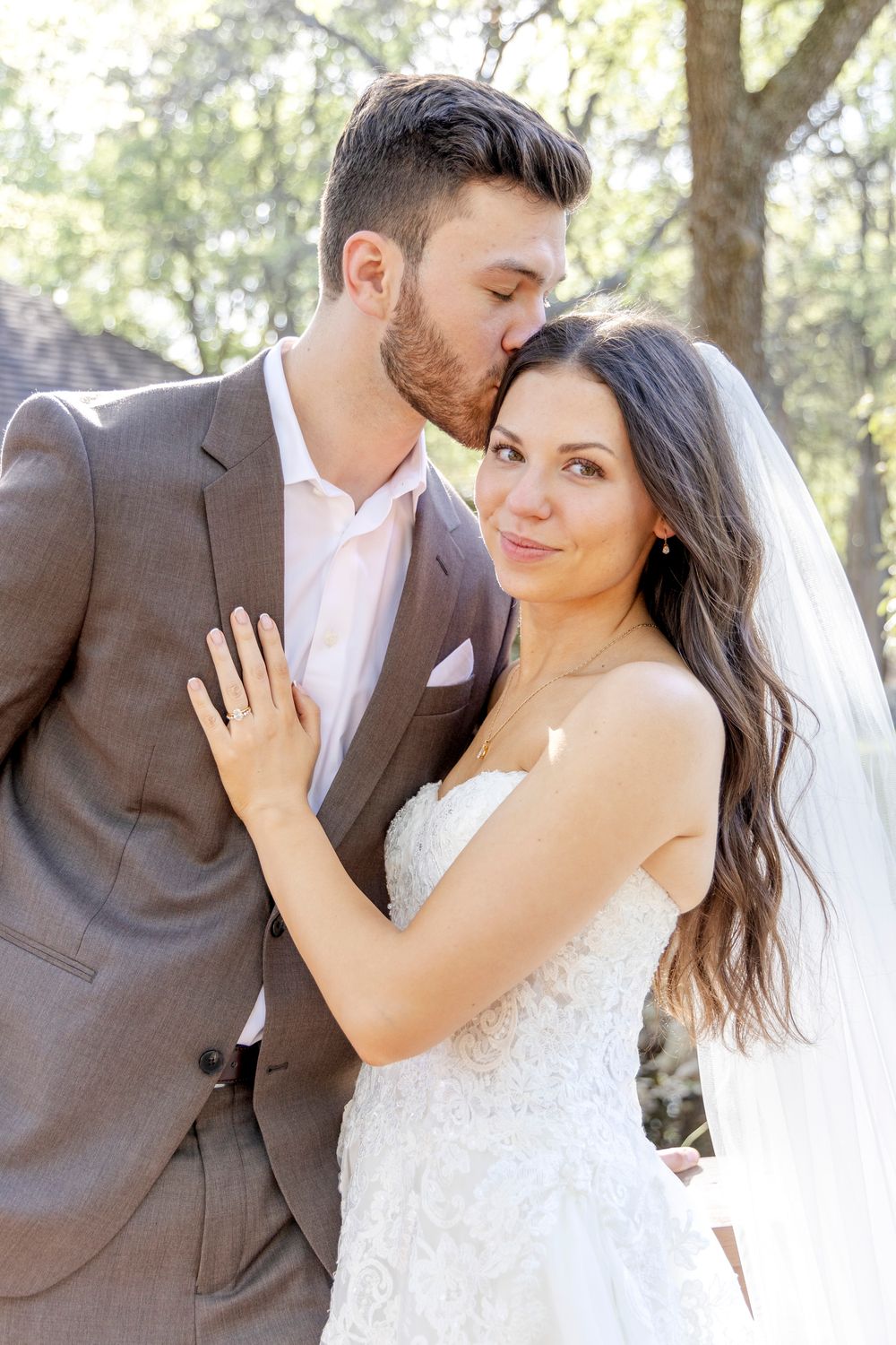 Luxury hill country wedding photography with light and airy color palette