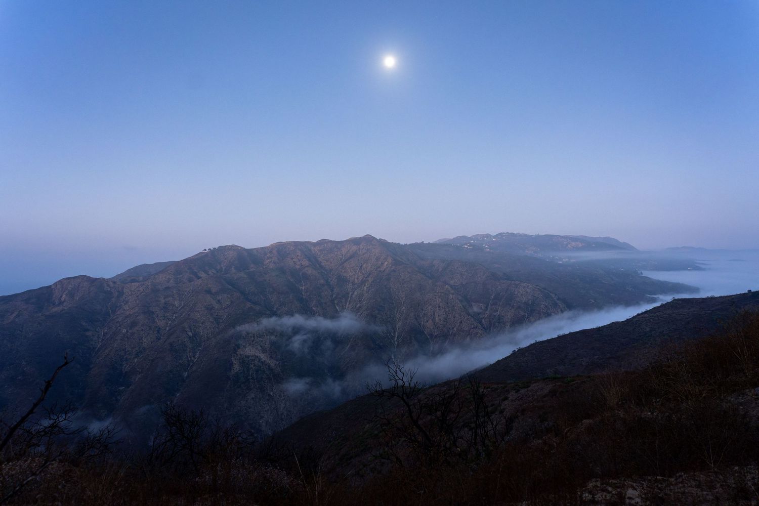 Full Moon at Paseo Miramar Trail