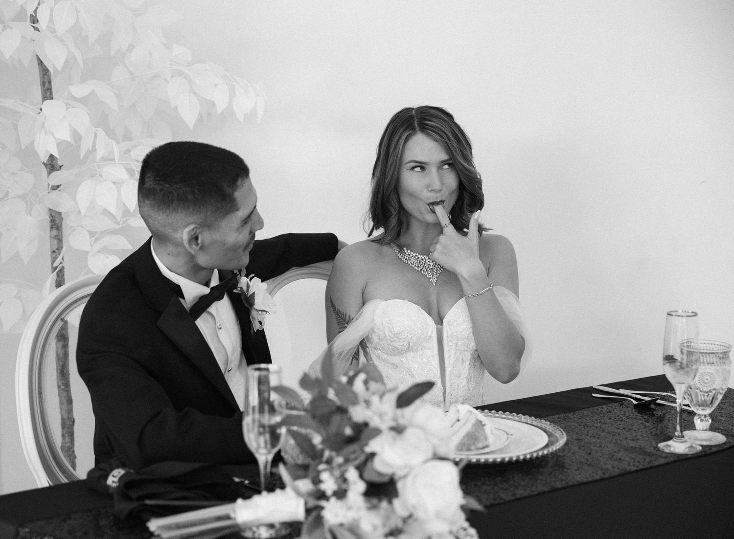 Bradenton FloridaPhotographer Couple looking at each other sharing a special moment