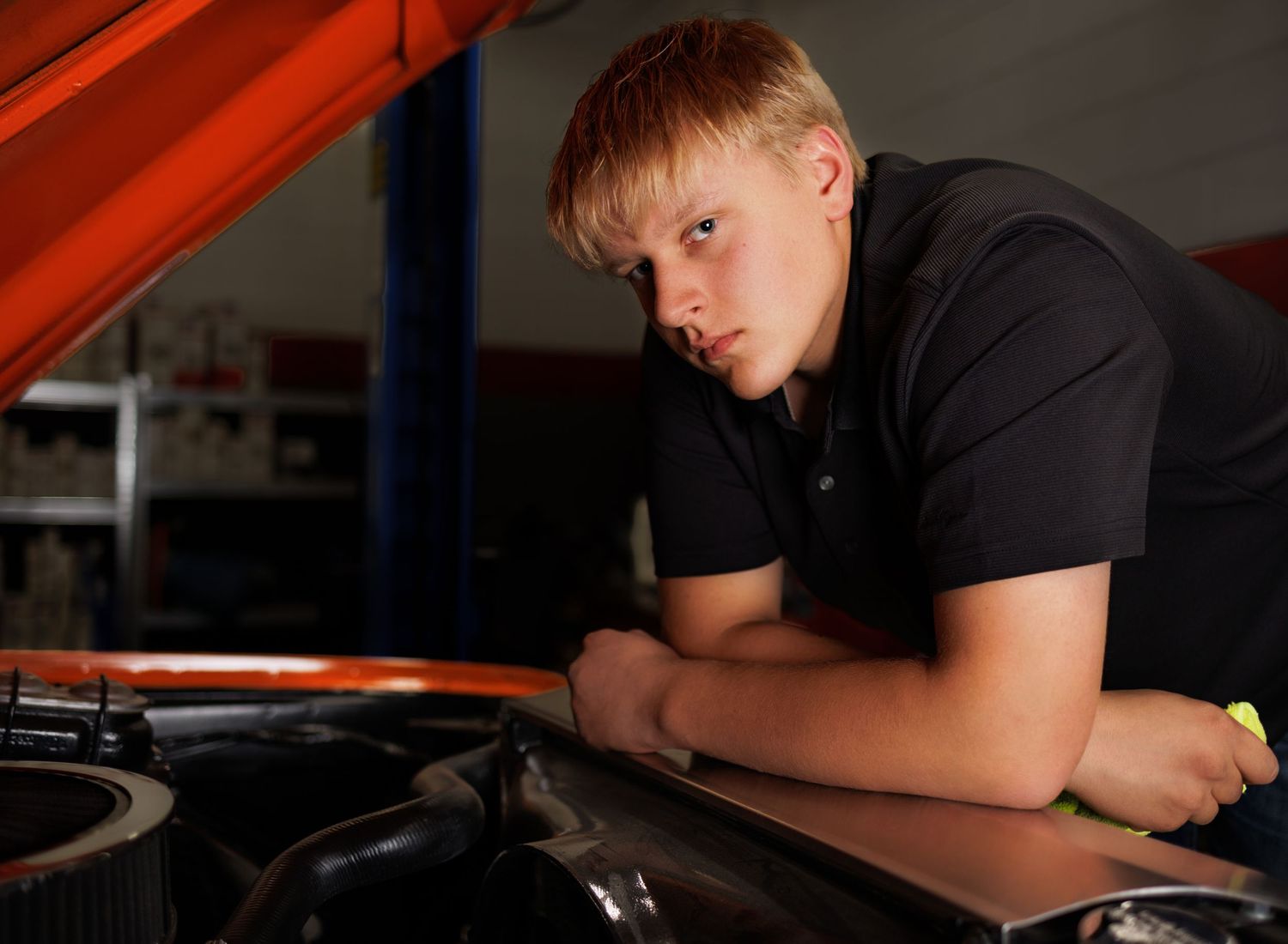 Senior photo of a young mechanic