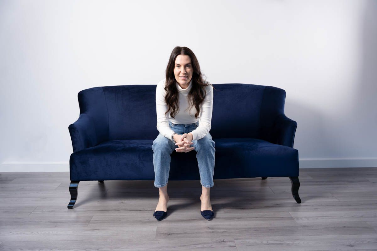 Personal branding photo of a prominent Hampshire business owner.