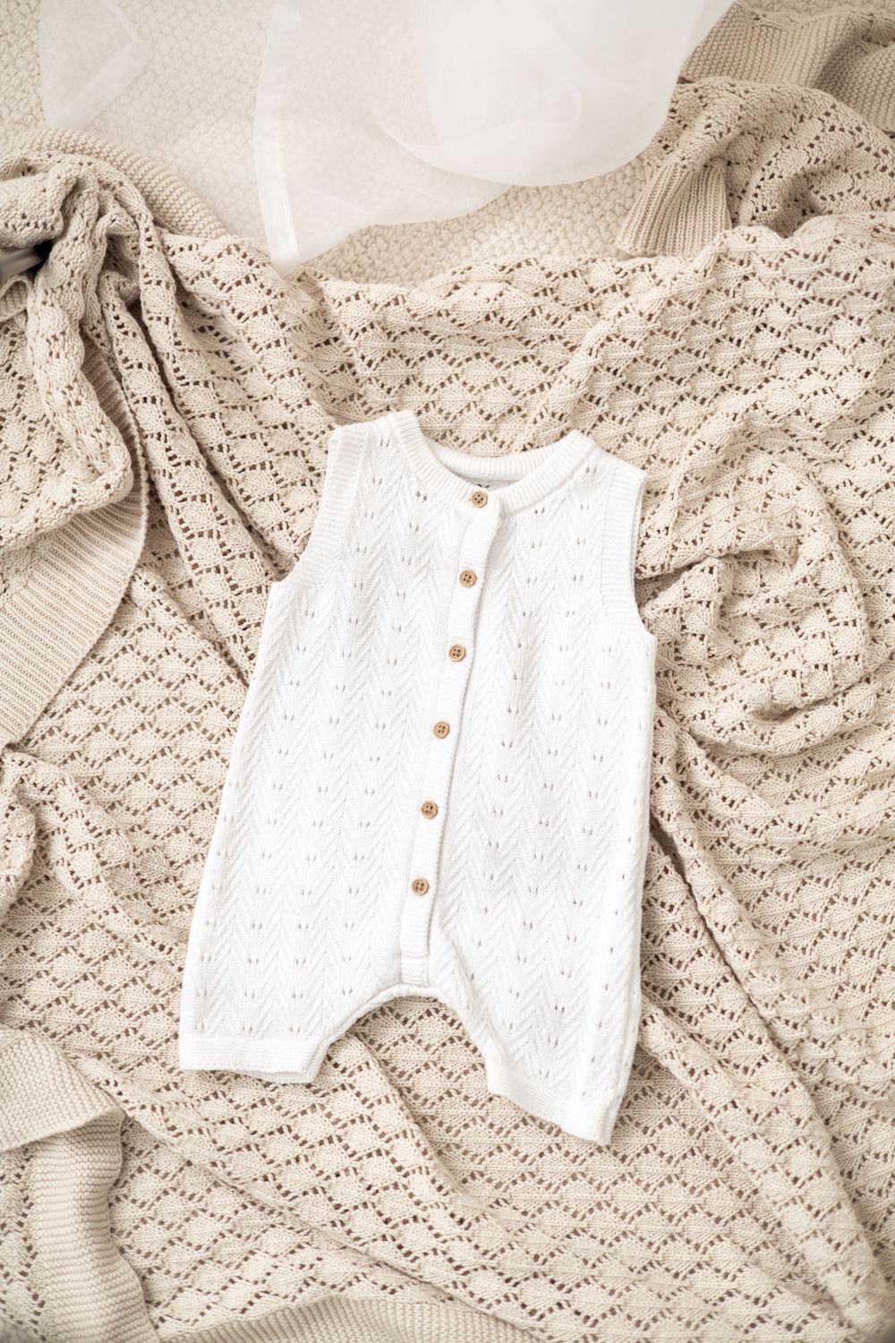 newborn photography outfit Nottingham soft white baby onesie