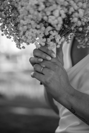 Intimate wedding details in Charlotte NC at Trump National golf course documented by Moments by Dani