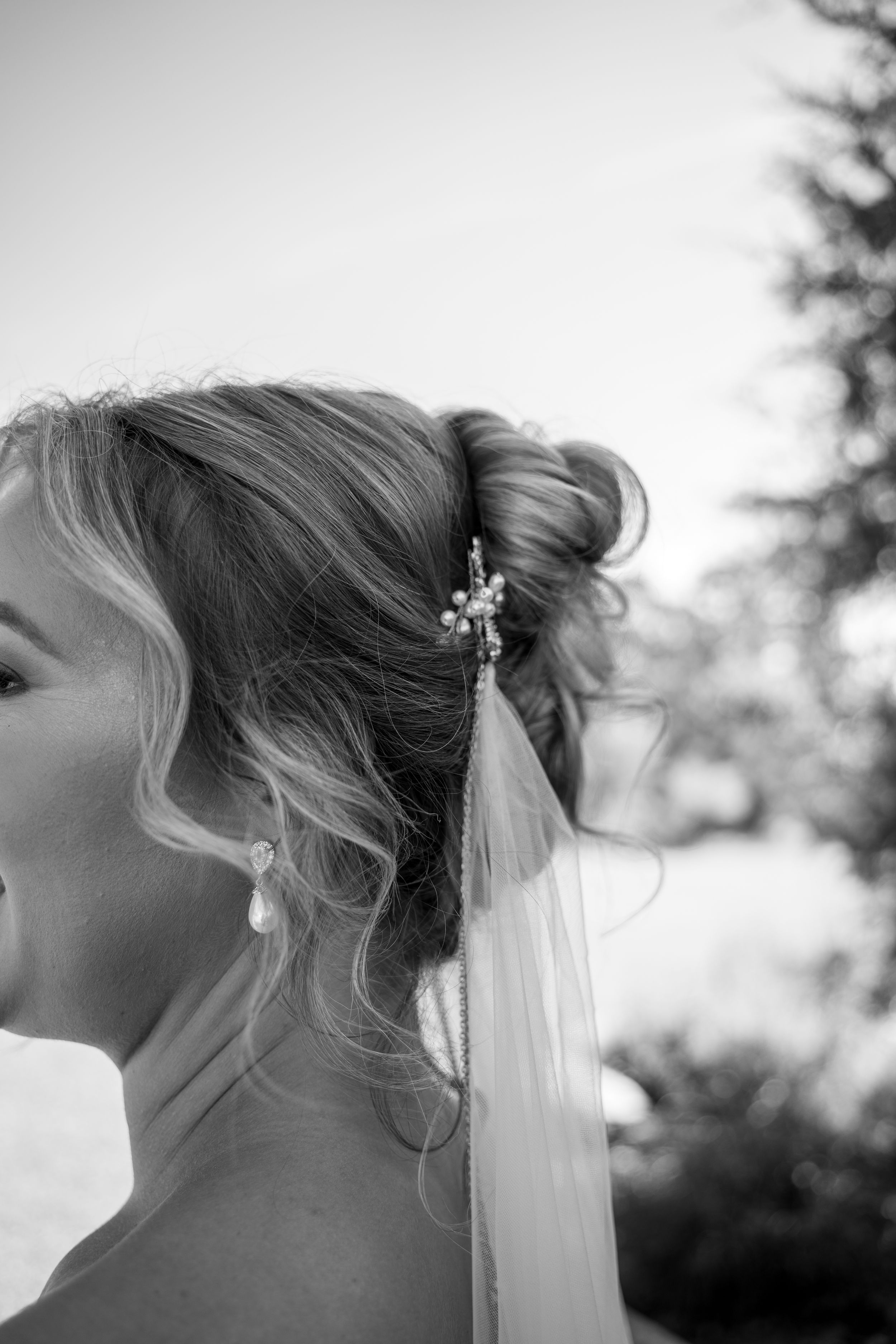 Bride portraits photographed in North Carolina by a destination wedding photographer