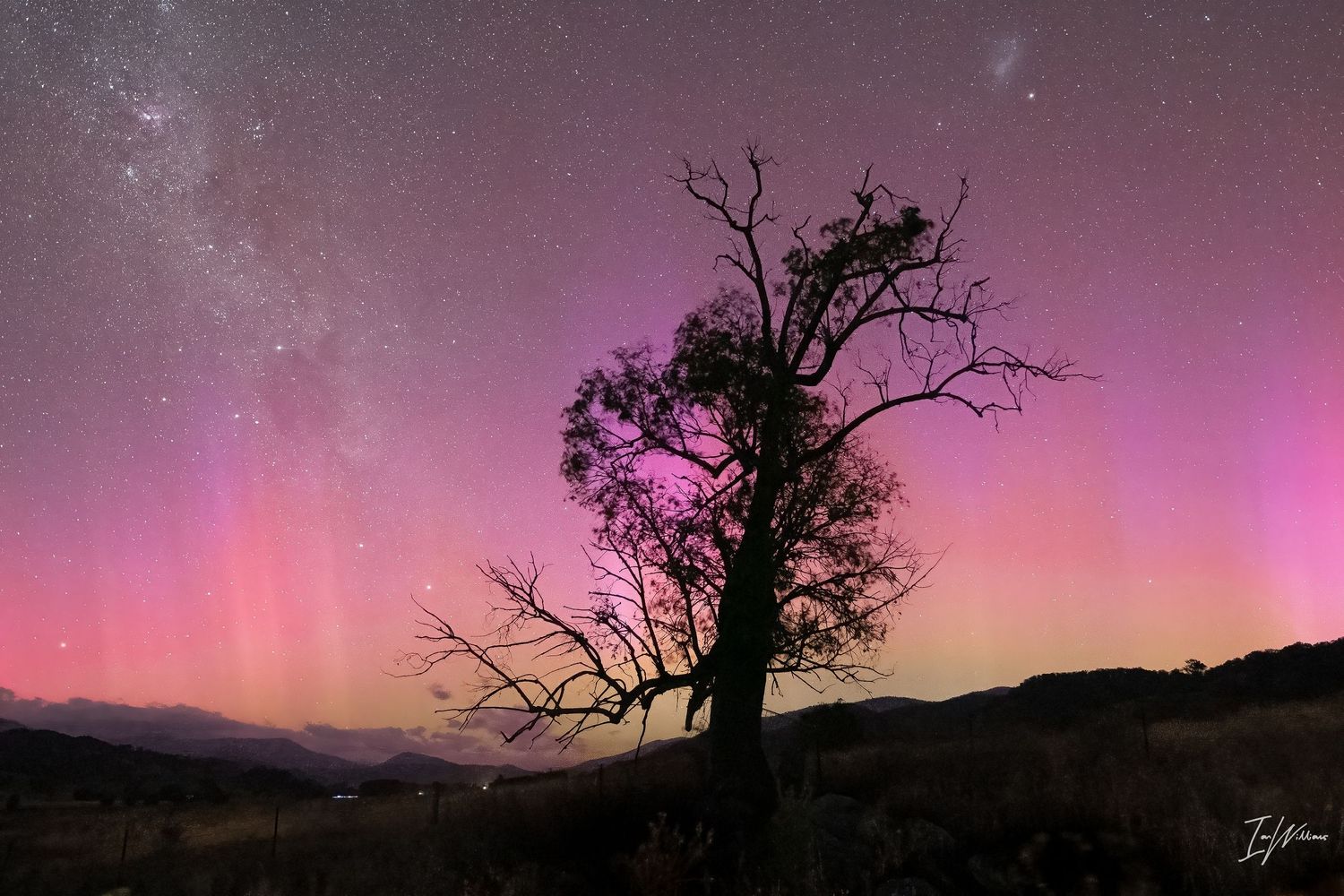 Aurora Australis, Canberra area