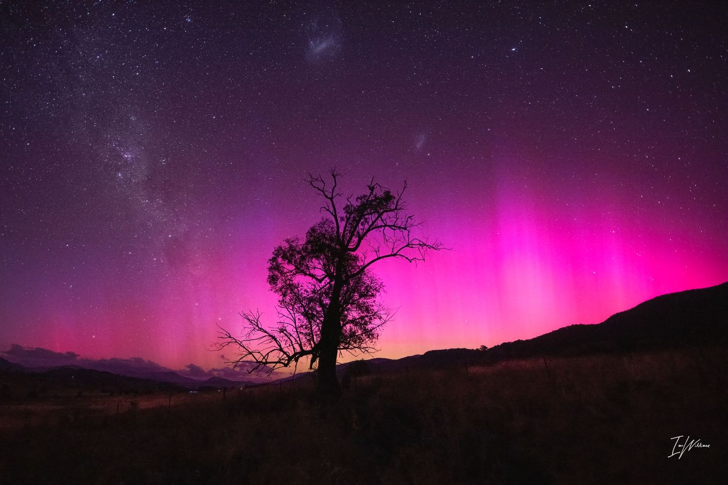 Aurora Australis, Canberra area