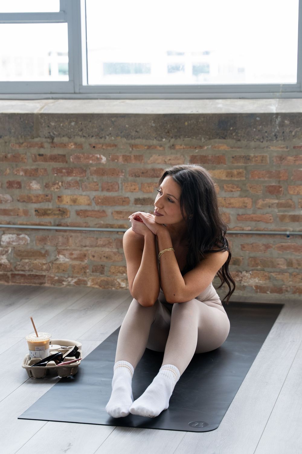 Indoor photo studio photo session of branding in Chicago, IL. Pinterest inspired photoshoot.