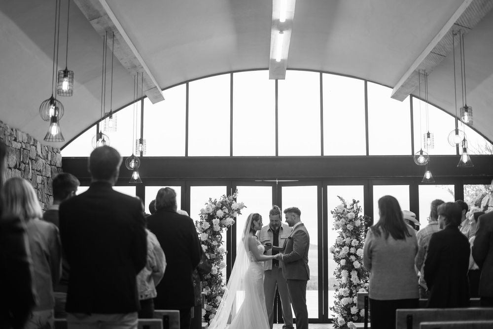 Romantic wedding at Brahman Hills