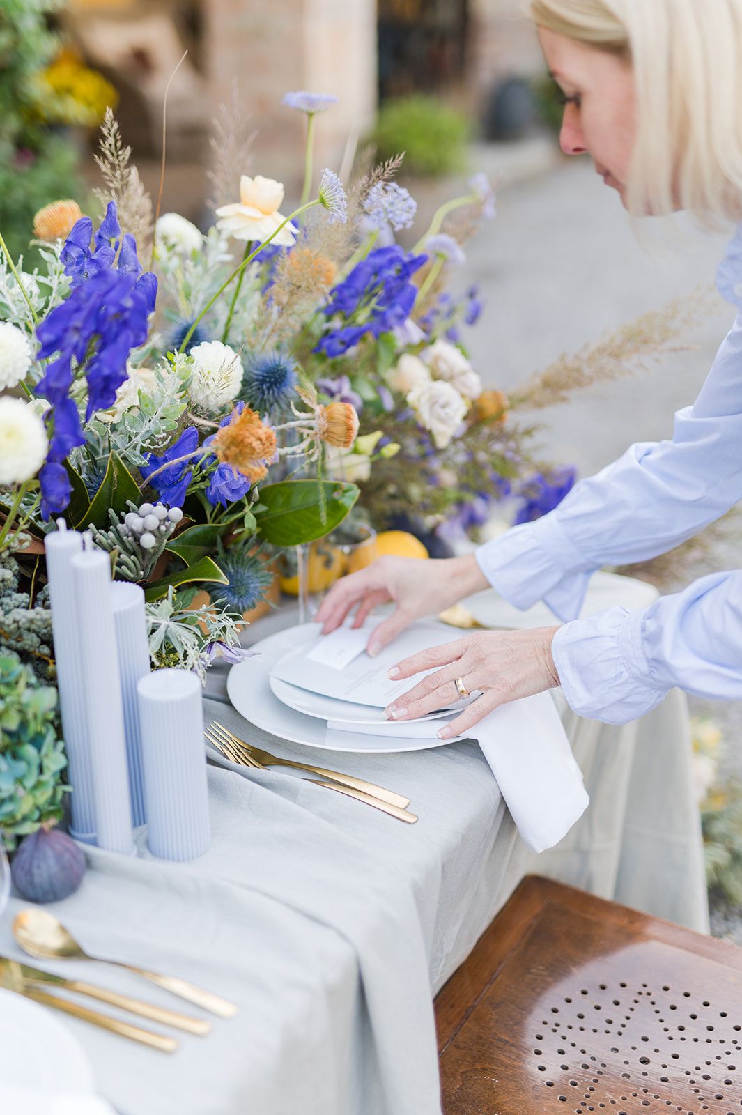 Personal branding photo of wedding celebrant Simone Gori from LovelyWords, photographed in warm natural light by MaxwellArt Photography.