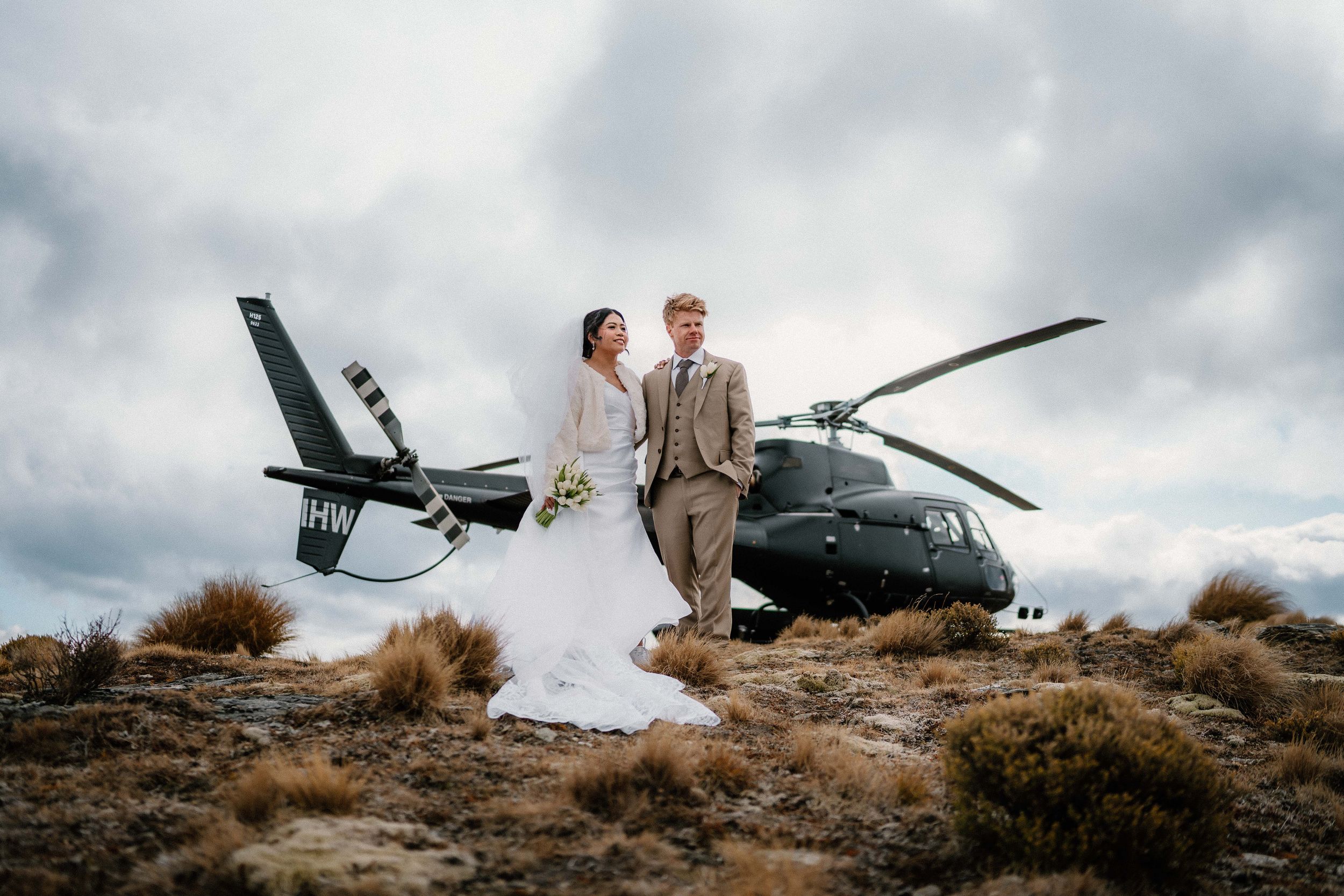 Queenstown heli wedding photographer capturing breathtaking mountain-top ceremonies and unforgettable wedding experiences.