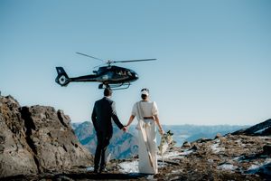 Luxury Queenstown wedding at a mountain venue Sri Lankan Wedding in New Zealand