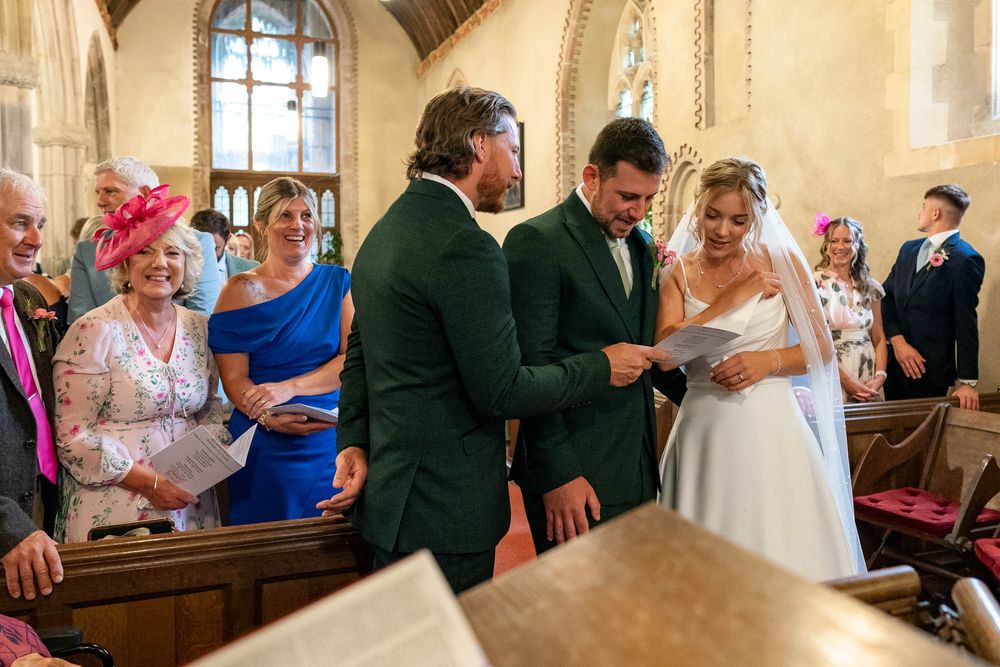 Stoodleigh Church in Devon Wedding ceremony