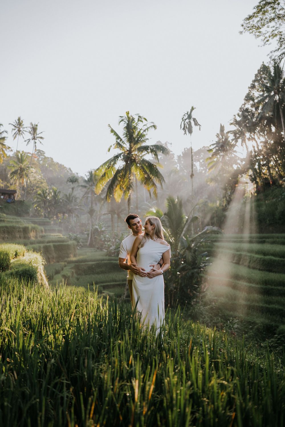 Maternity photography at Ceking Rice Terrace Ubud