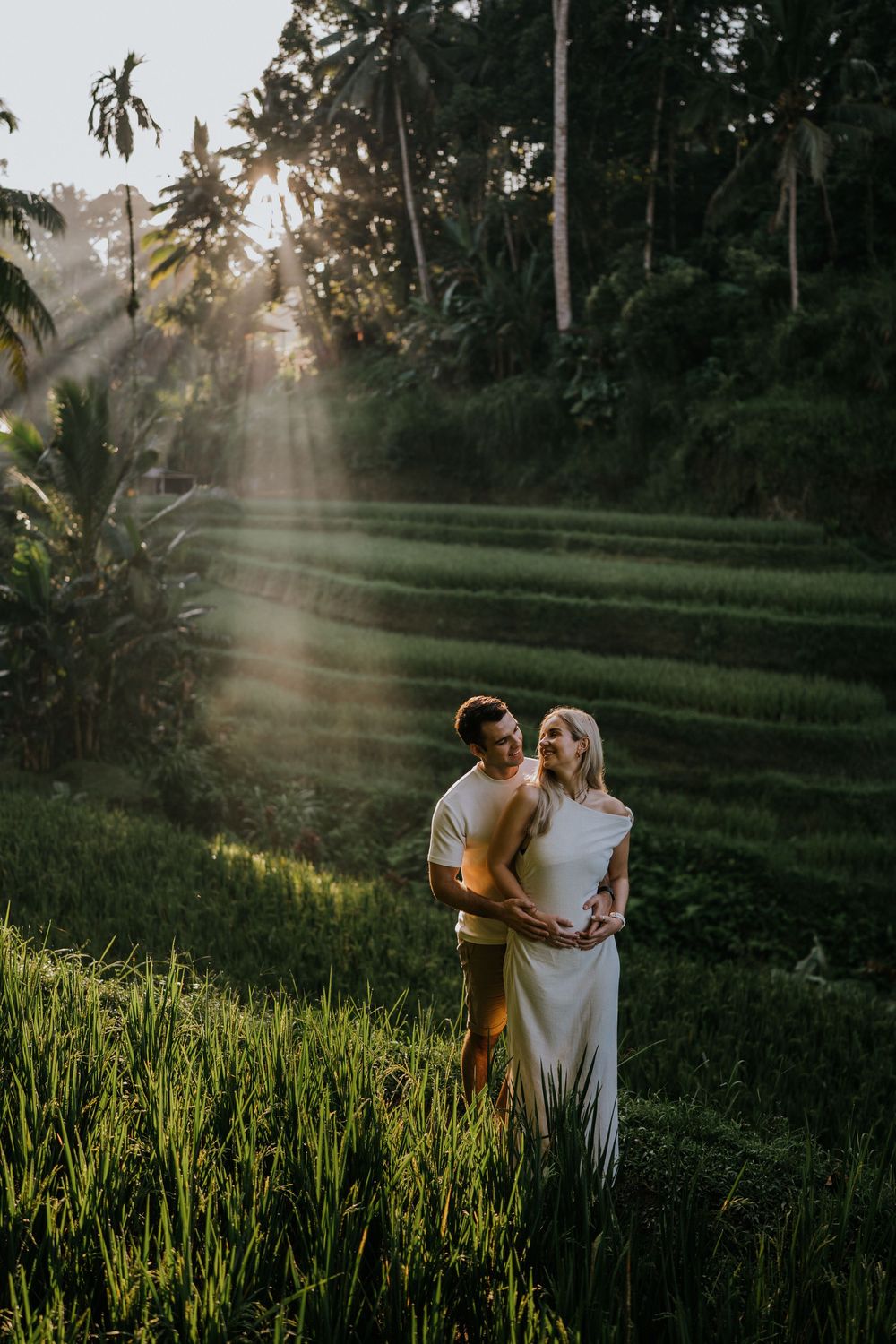 Maternity photography at Ceking Rice Terrace Ubud