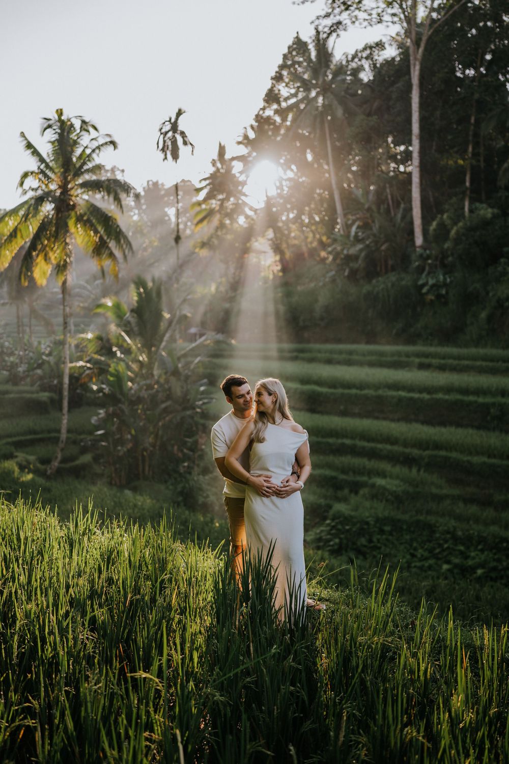 Maternity photography at Ceking Rice Terrace Ubud