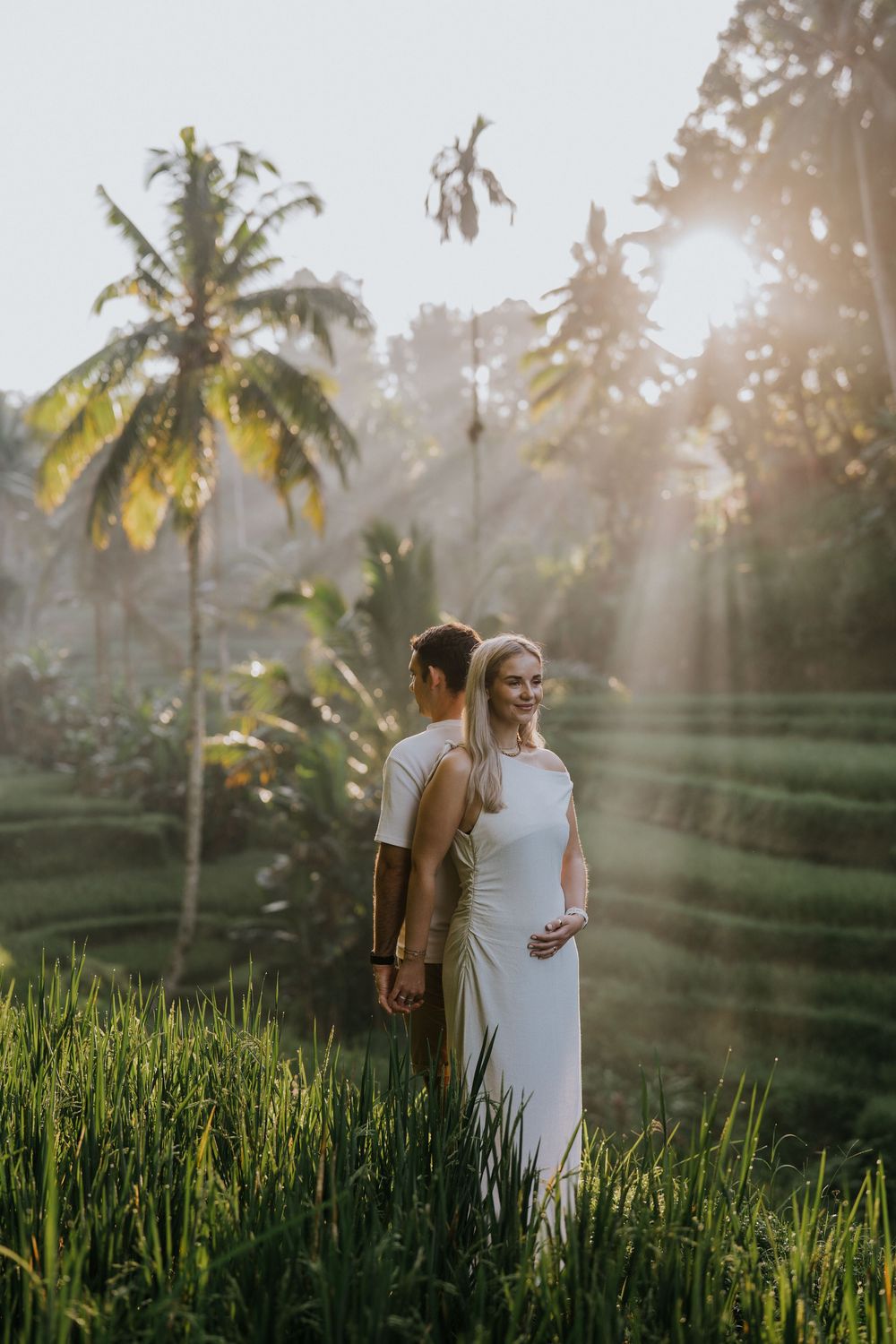 Maternity photography at Ceking Rice Terrace Ubud