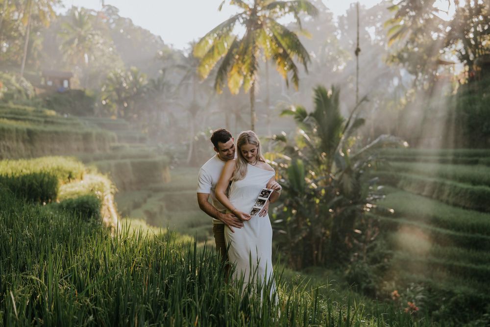 Maternity photography at Ceking Rice Terrace Ubud