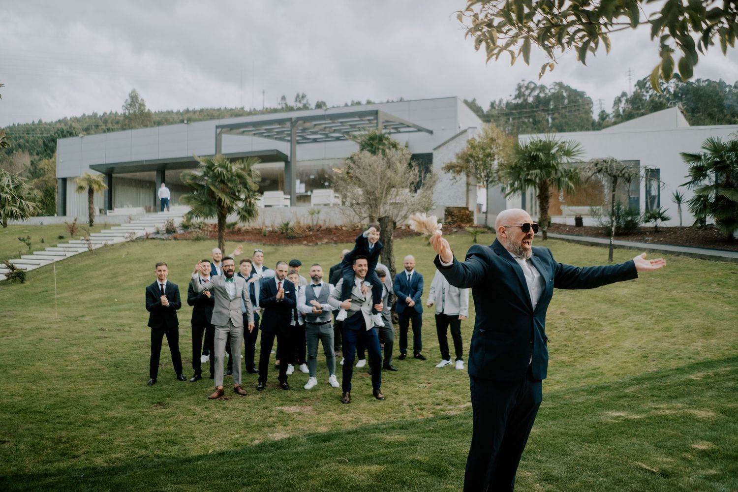 Casamento, felicidade e emoção.