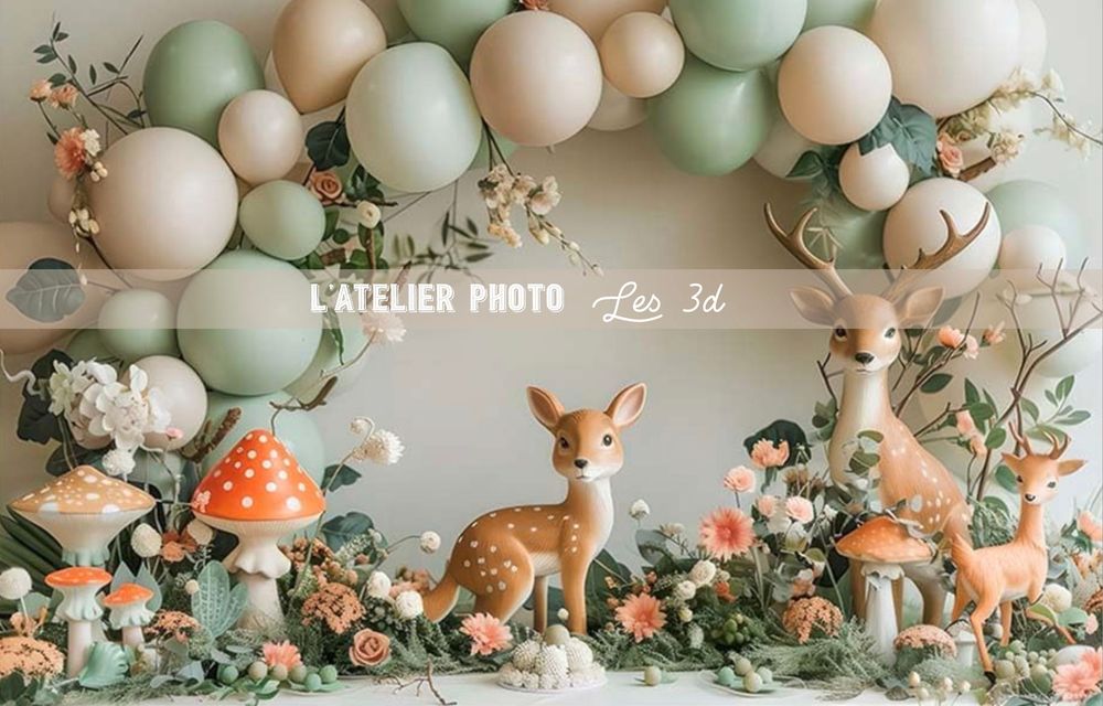 mini séance photo à thème animaux forêt studio photographe bébé enfant famille Corse Venzolasca Bastia Borgo Folelli Furiani Moriani
