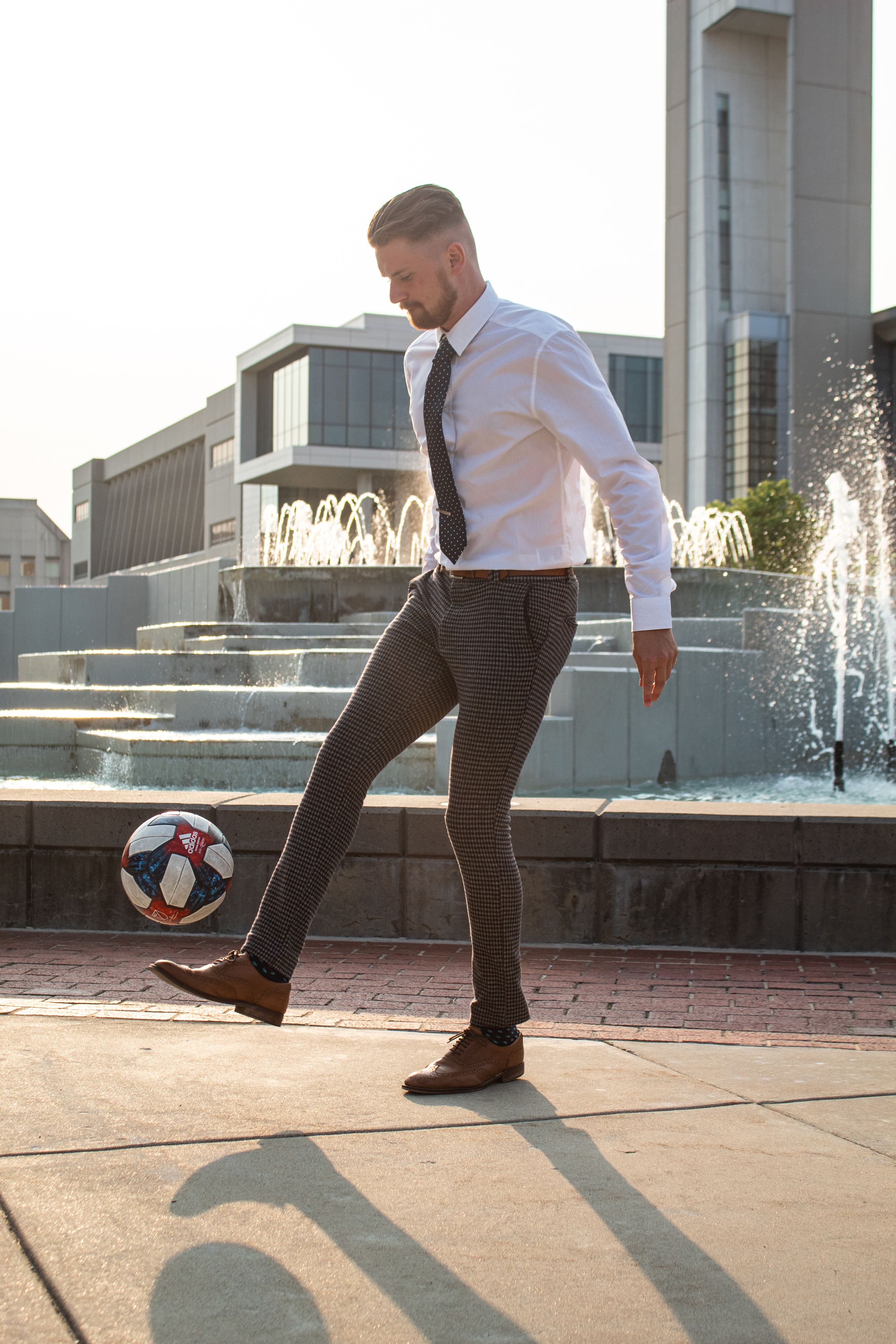 Soccer graduation photo