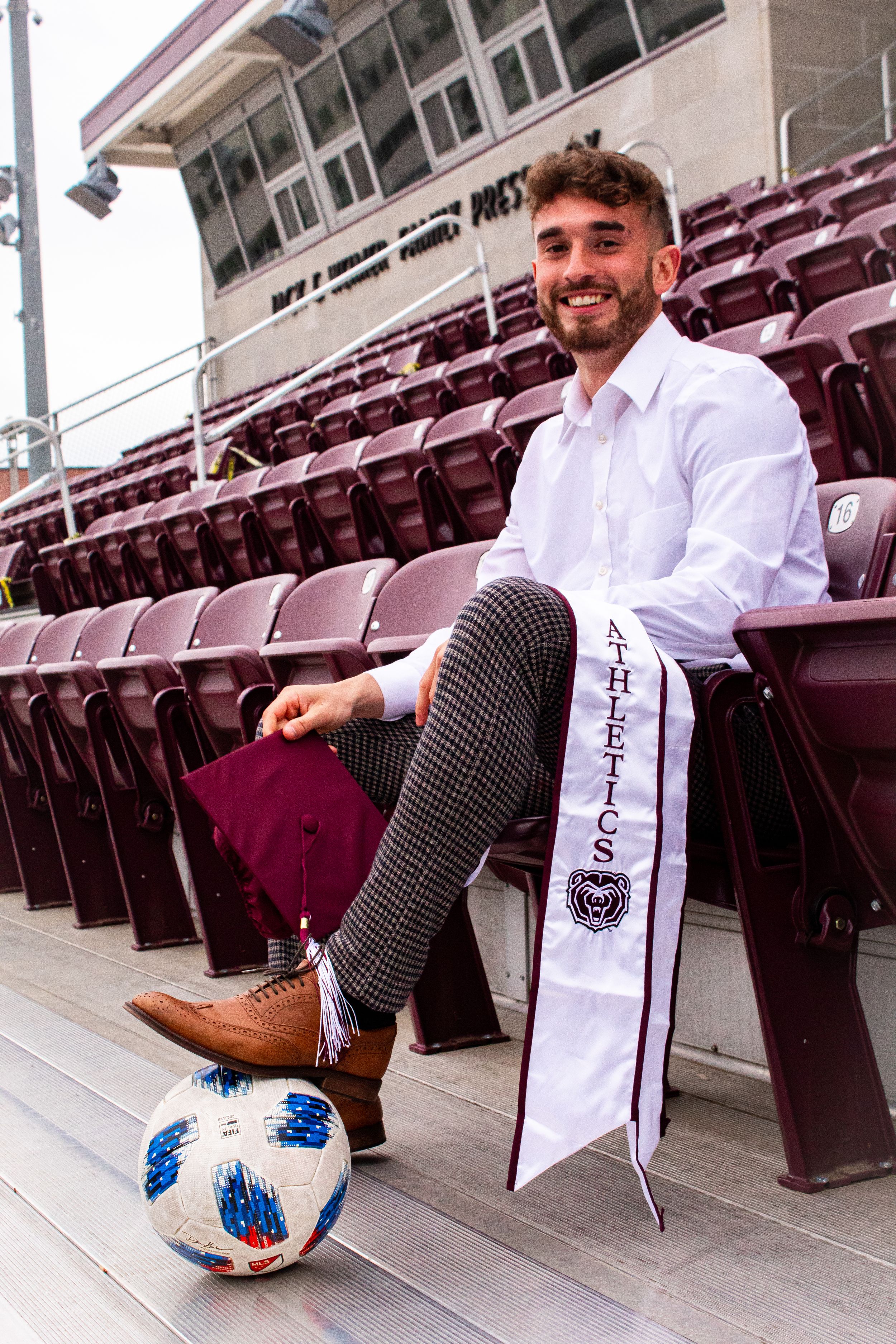 Soccer graduation photo Missouri State University