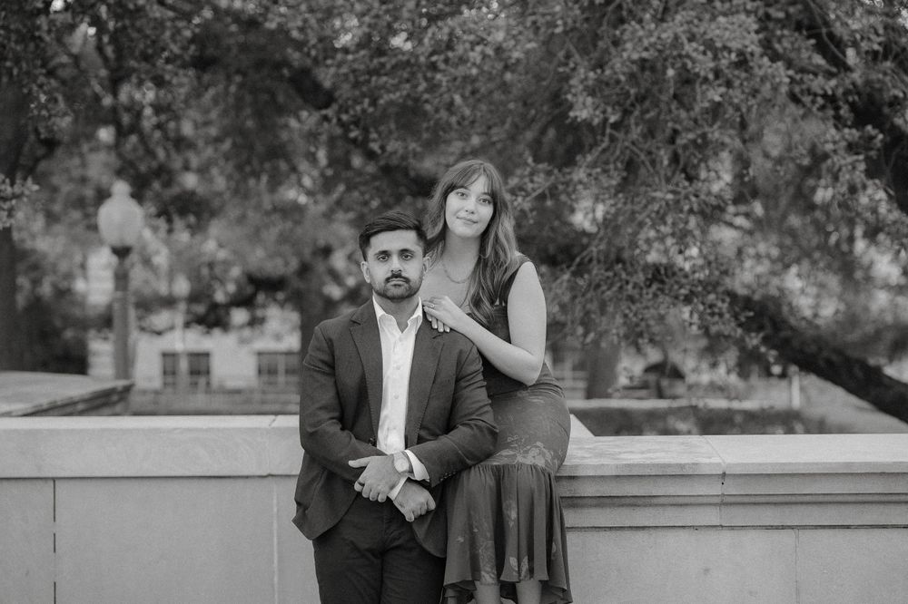 University of Texas at Austin engagement photography.