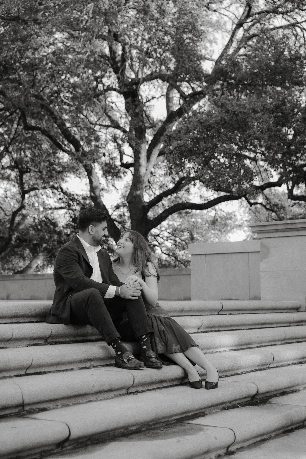 University of Texas at Austin engagement photography.