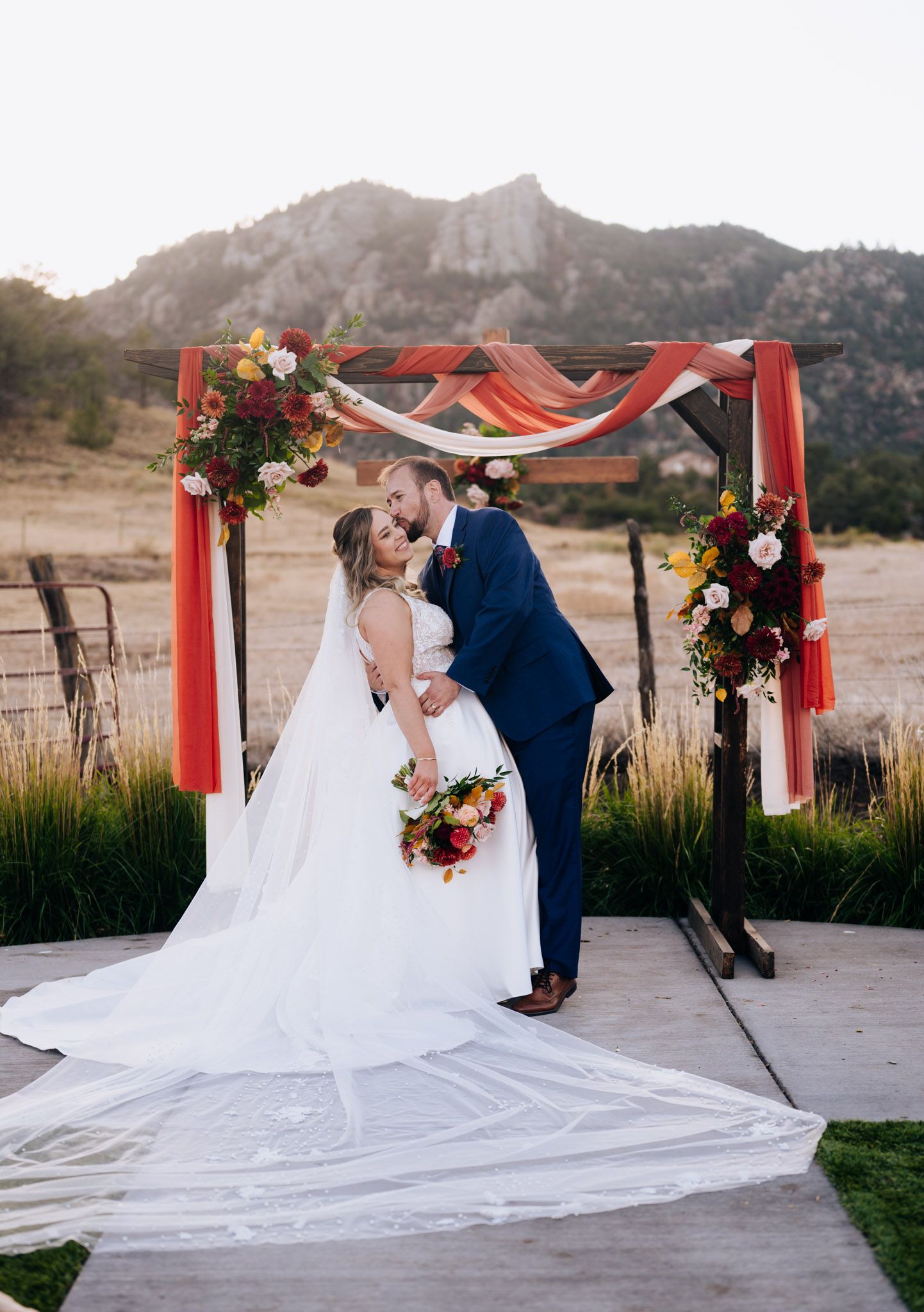 Fall wedding photography at Marchand Ranch Colorado.
