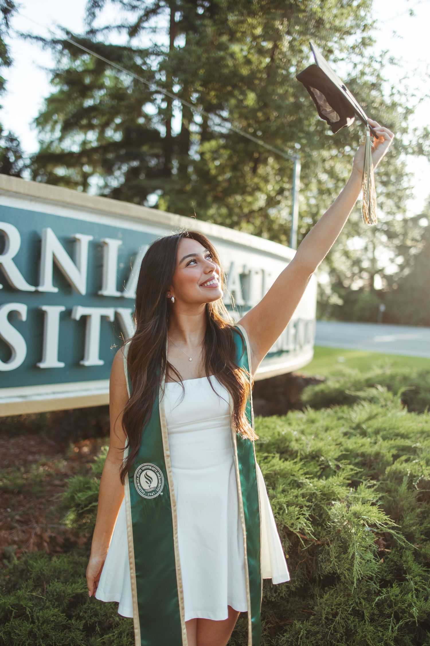 Abby Flaig Photography - Sacramento State graduation photography. Unique and fun graduation photos in Northern California.