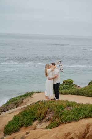 Maternity / pregnancy announcement session the beach in La Jolla, San Diego CA