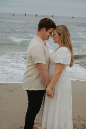 Maternity / pregnancy announcement session the beach in La Jolla, San Diego CA