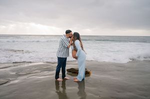 Maternity session the beach in La Jolla, San Diego CA