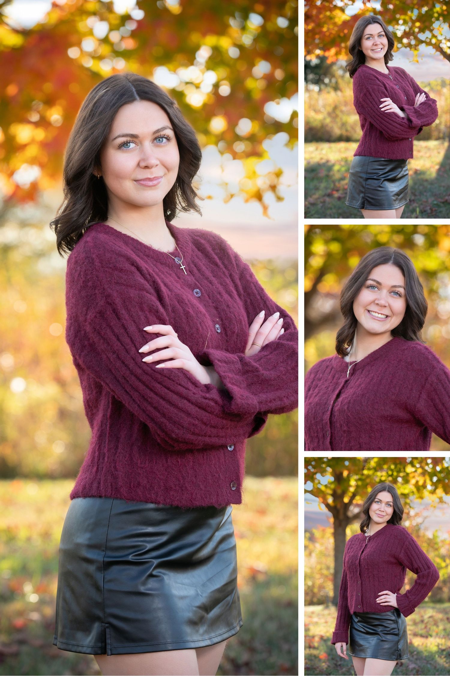 Fall senior pictures.  Senior pictures at an arboretum.  Boho senior pictures. Senior pics at a pond. Senior pictures in the fall.