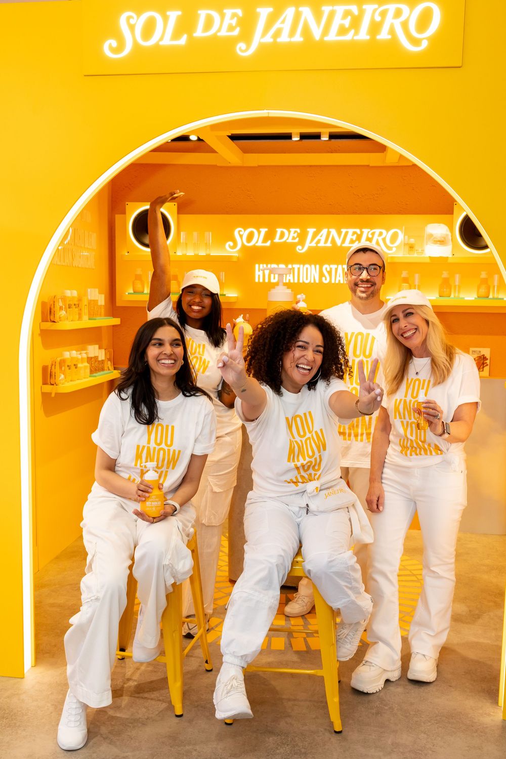 New York City Sol de Janeiro event brand activation photographed by corporate event photographer Kade Joy.