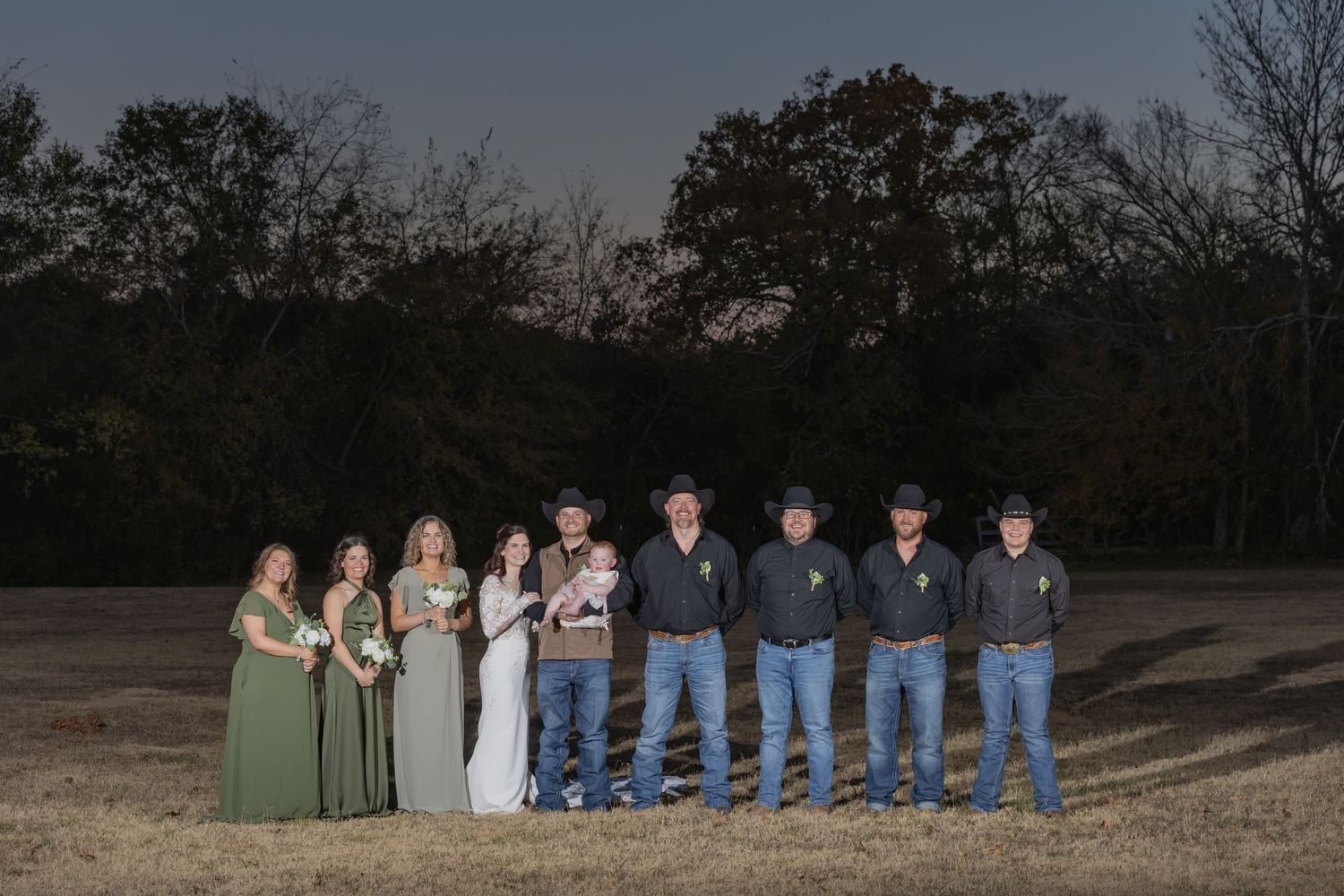 bridal party photo