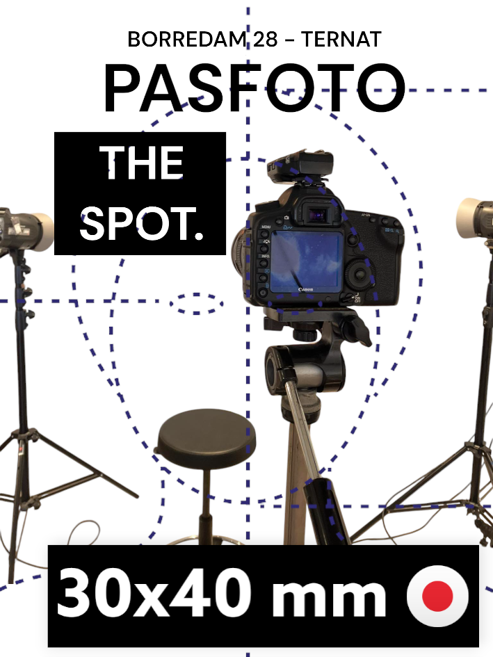 Maken van pasfoto's in Ternat, voor identiteitskaart alle landen. Ook baby's.